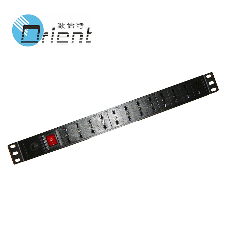 1u италии переключатель pdu putlet 12 выход с защитой от перегрузки