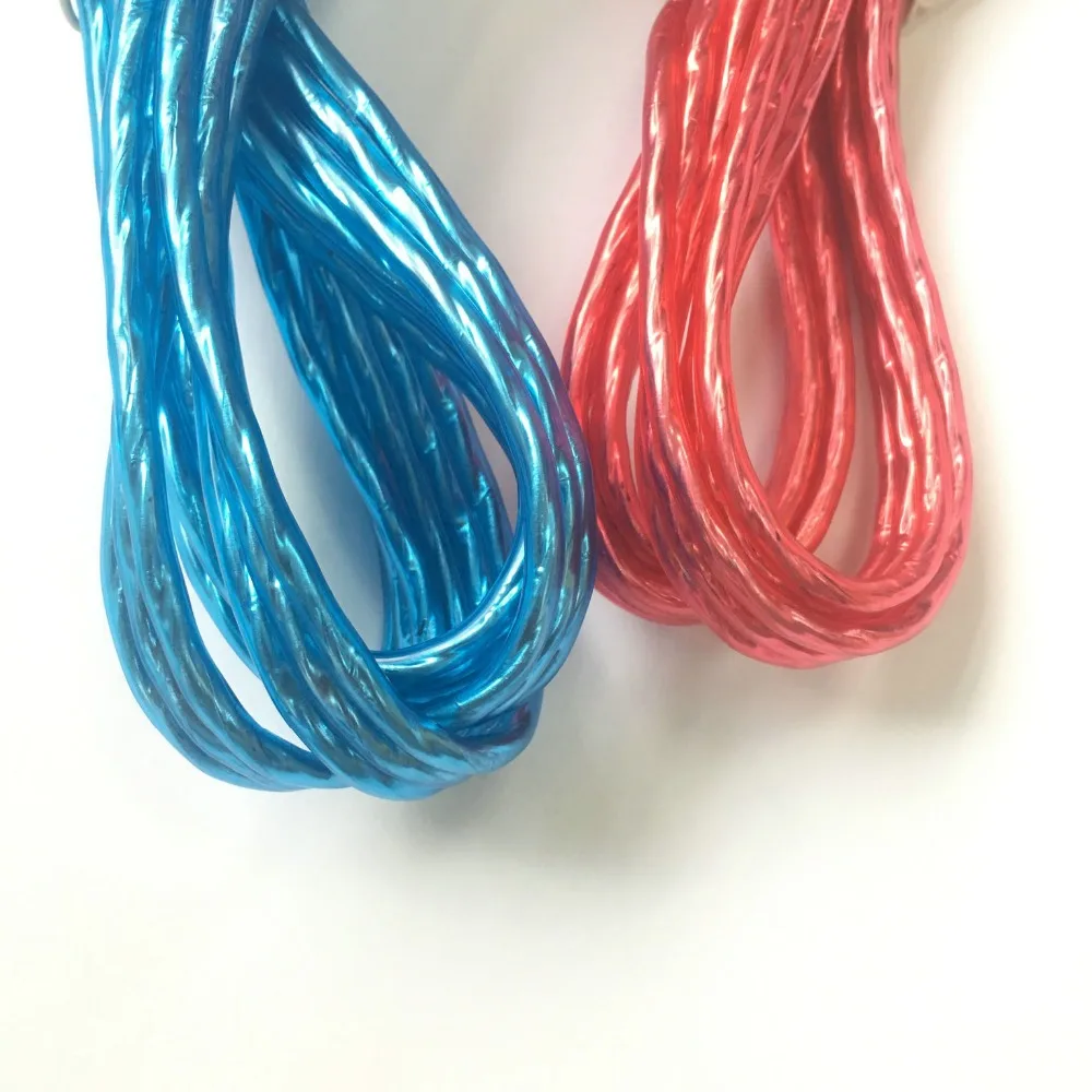 3RCA Plug to 3RCA Plug Male Transparent PVC RCA Audio Extension Cable