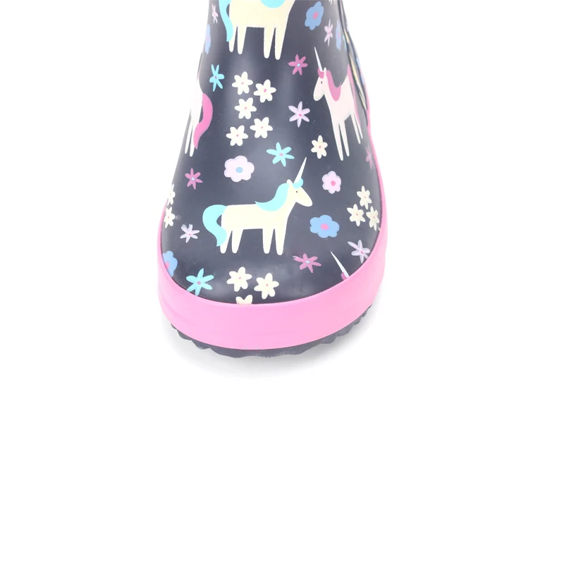 
Beautiful Children Rubber Rain Shoes Customised Rain Boot Gumboots For Kids Wholesale 