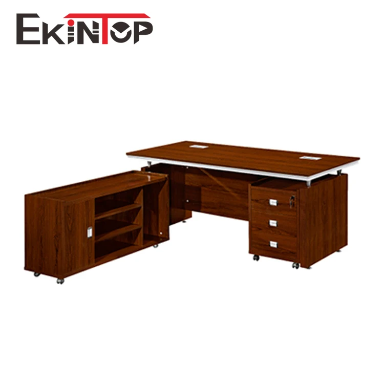 Wooden computer desk with bookshelf /cabinet/ drawer