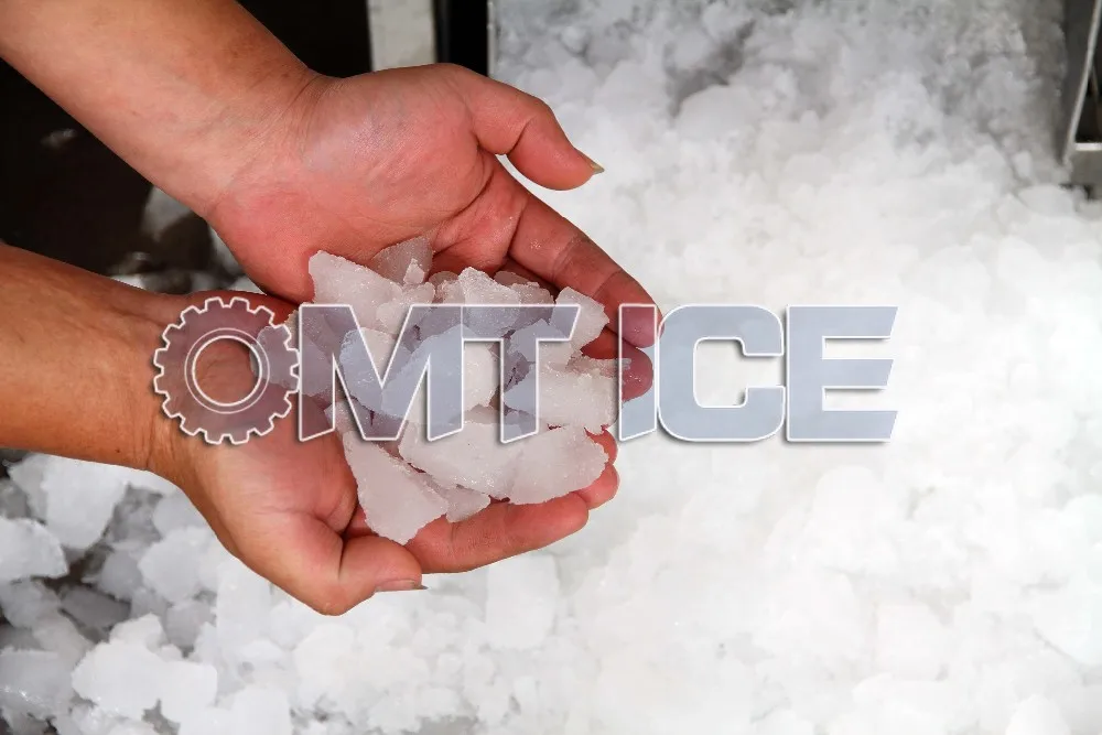 OMT  Industrial Ice Crushing Machine for cube ice or tube ice Cutting Crushed