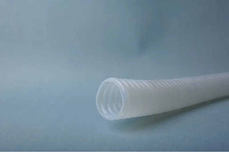 FUDA great resistance to fatigue spiral convoluted PTFE tube transparent nature oem