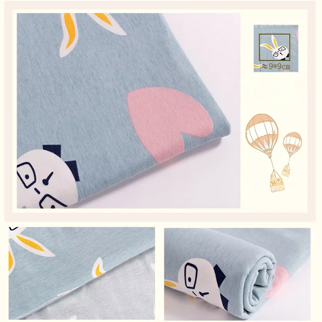 New design Factory Price Custom korean cotton spandex knit fabric