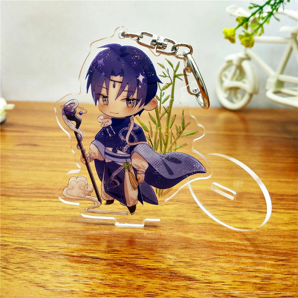 Бесплатный образец двухсторонняя печать CMYK ЧПУ резка пользовательские аниме акриловый брелок производители стенд персонализированный брелок для ключей