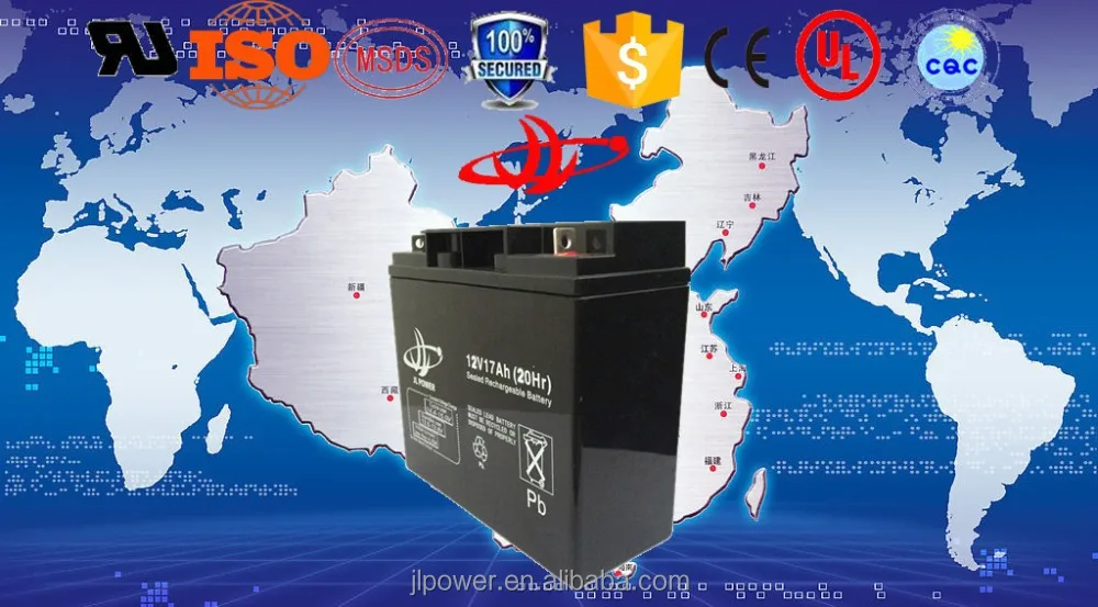 12v 17ah solar battery 12v 17ah agm battery/gel battery