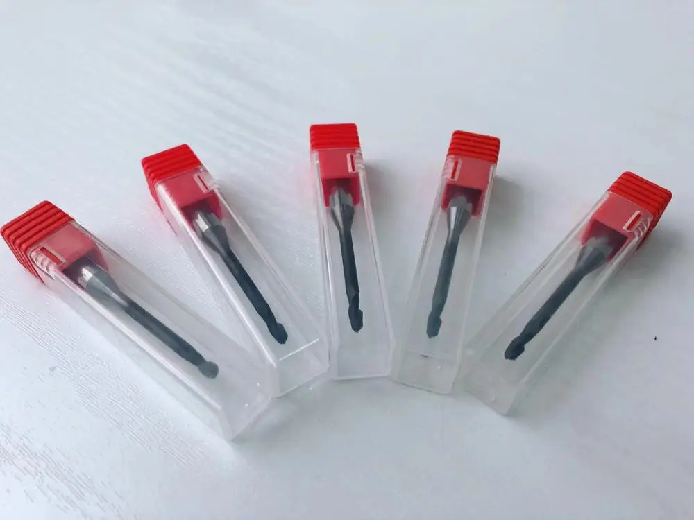 CNC tools diamond milling cutter CVD round ball nose end mill for graphite