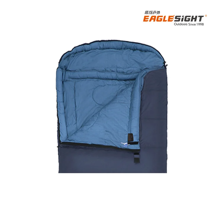 Extra Large Synthetic Insulation Camping Sleeping Bag Fleece Sleeping Bag with Hollow Fiber Cotton Filling Primaloft