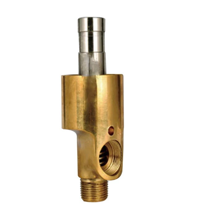 new copper hydraulic fitting rotary joint rotating swivel mechanism