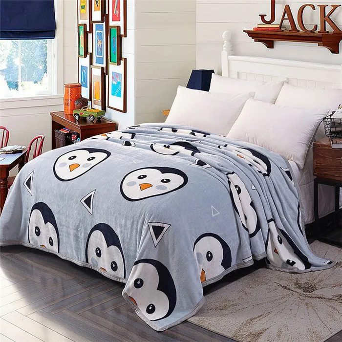 
Wholesale 100% polyester printed flannel baby blanket polyester bed spreads flannel bath sheet fleece blanket rug 