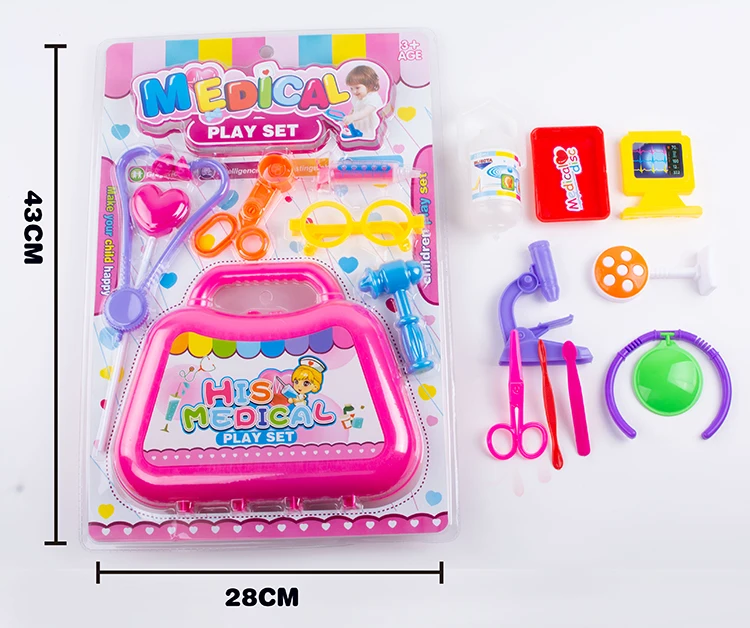Factory outlet medical play set doctor toys for children (3 colors mixed)