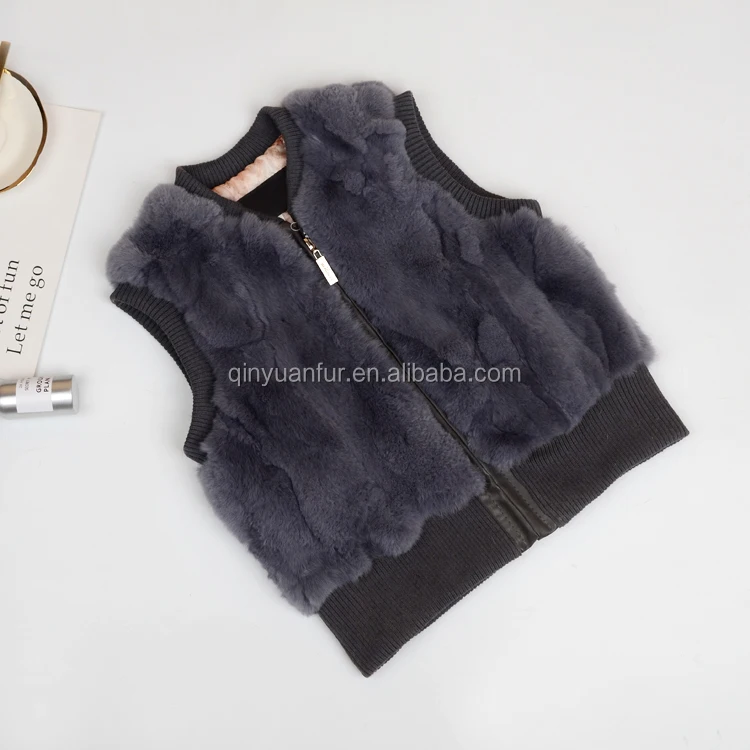 Лидер продаж; Модные женские шлепанцы жилет с мехом кролика жилетка из натурального меха, одежда красного цвета