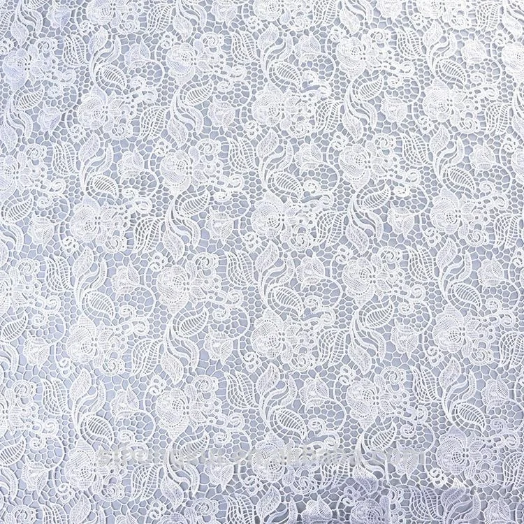 
Cheap chemical lace fabric 100% Polyester Embroidery Lace Trim in Shantou factory 