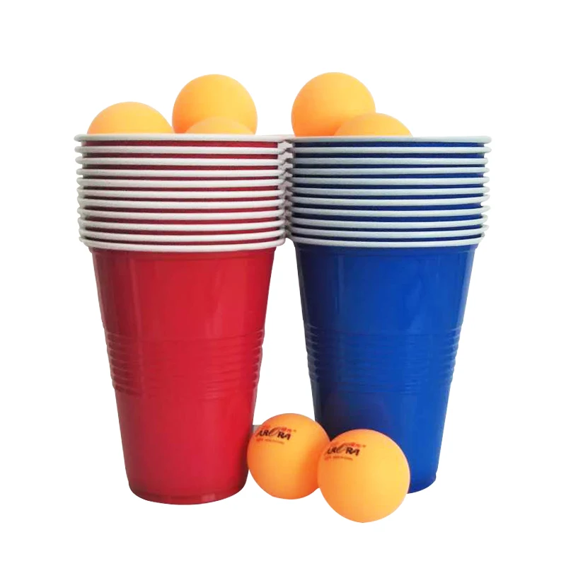
DM 40mm ABS high quality beer pingpong balls and cups 