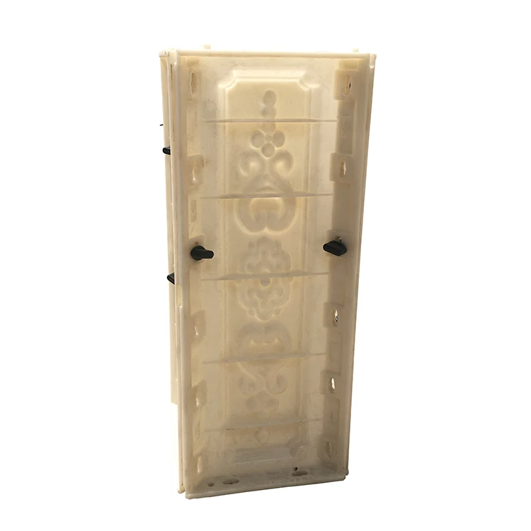 Customized concrete ABS rail side column baluster mould for balustrade outside