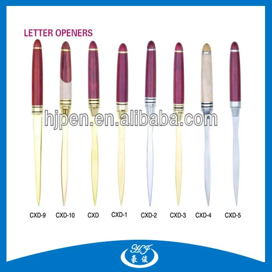 2016 Офис Классический Эко Еду Металлический Нож Для Писем, тяжелый Металл Письмо Открывалка С Ножом
