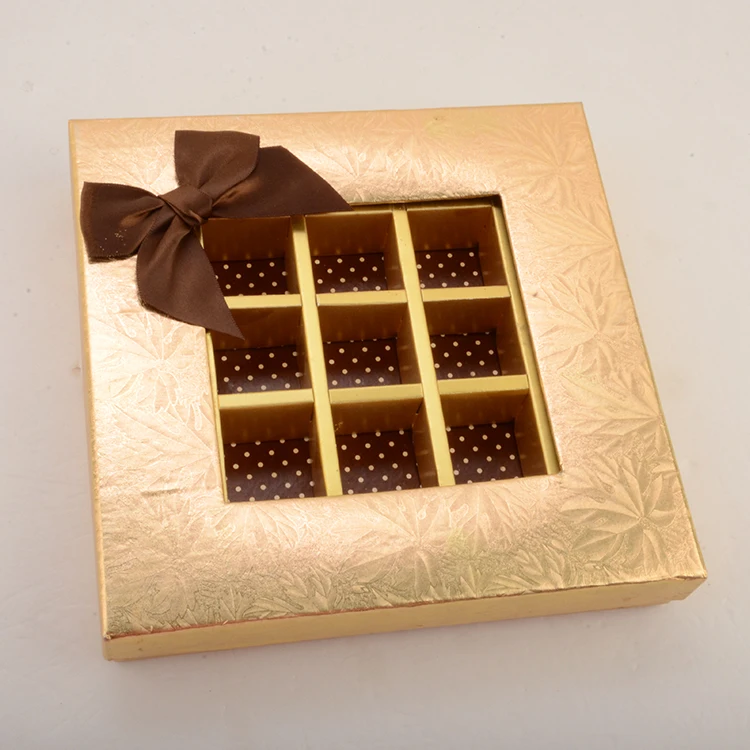 Customized Cheap Empty Chocolate Boxes Art Fancy Paper Gift Box For Christmas Sweet Box