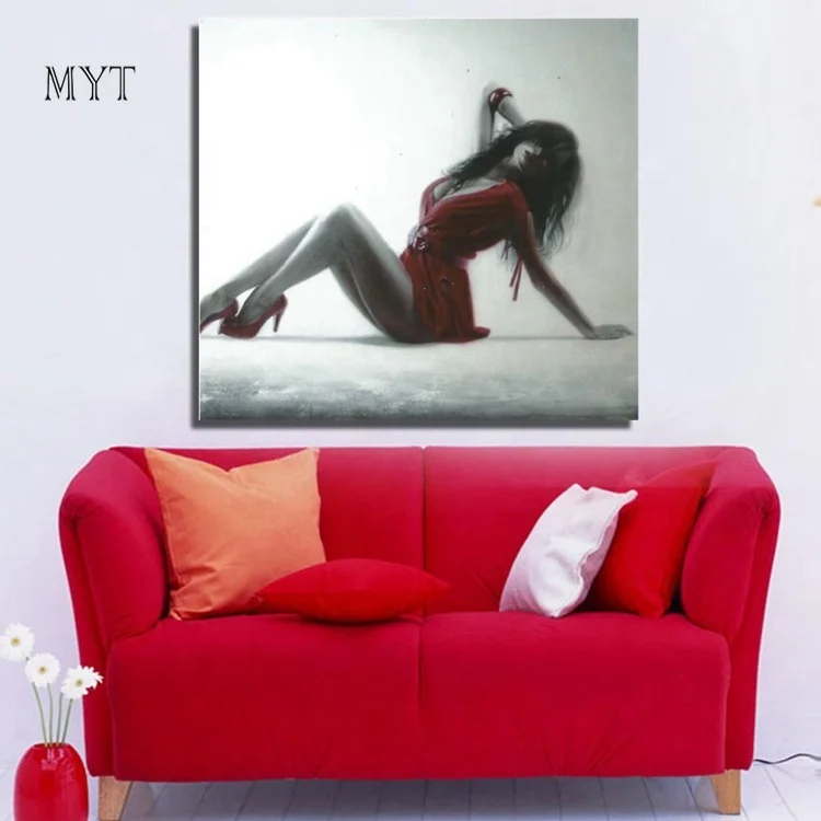 
MYT Modern Woman Sexy Body Naked Art Oil Paintings Home Decoration 