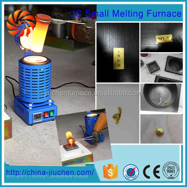 JC 3 Kg 2102F Gold Melting Furnace Machine 220V Kiln Casting Refining Precious Metals Melts Gold Silver Copper Tin Aluminum