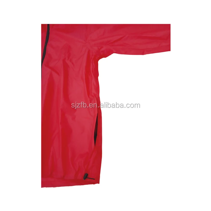 hot selling fashion red waterproof and windproof jacket