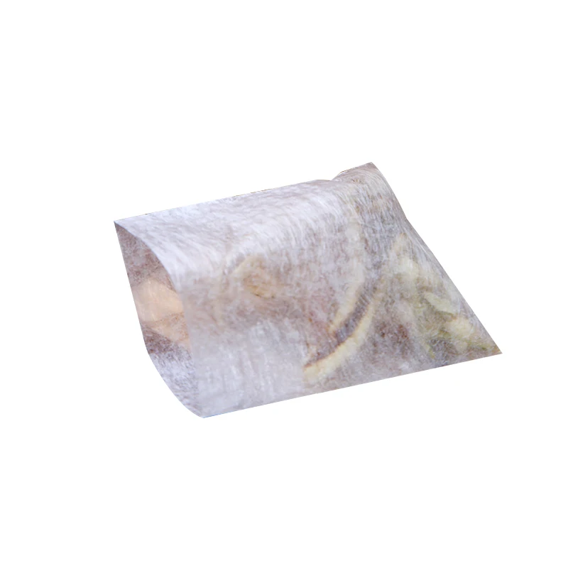 corn fiber tea bag Biodegradable Empty Pyramid Tea Bags heat-sealed mesh With Heat Seal Filter Bag