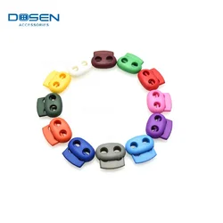 Colorful Fasten draw Cord lock End Stopper for Garment