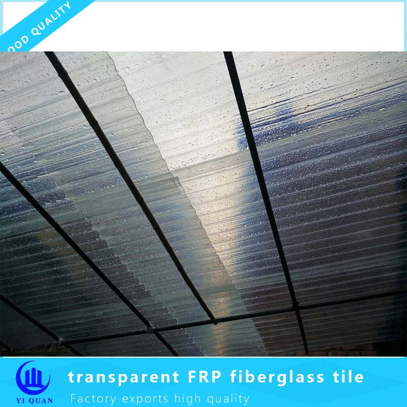 FRP clear light weight fiberglass roof tile