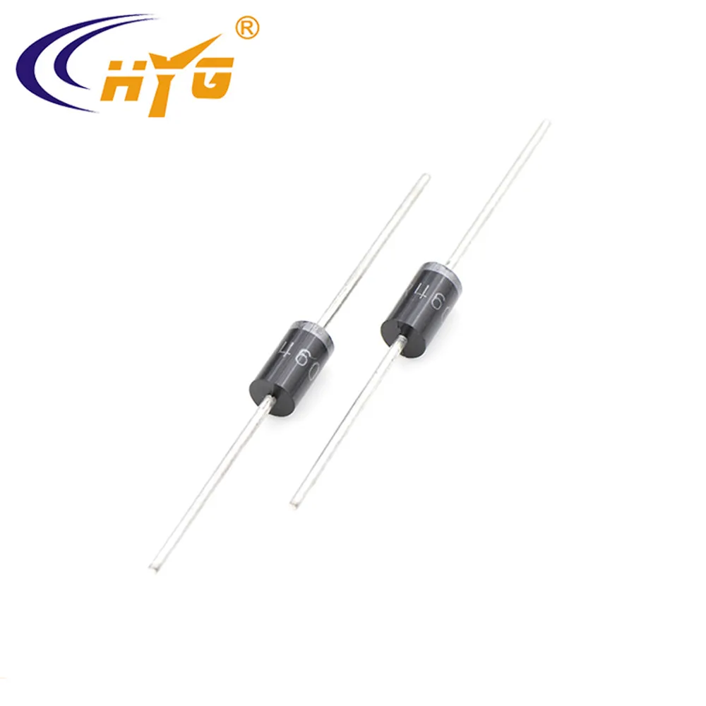 Быстрое выпрямительное выпрямительное диод MUR460 плагин DIP-выпрямительные диоды MUR460 DO-201AD