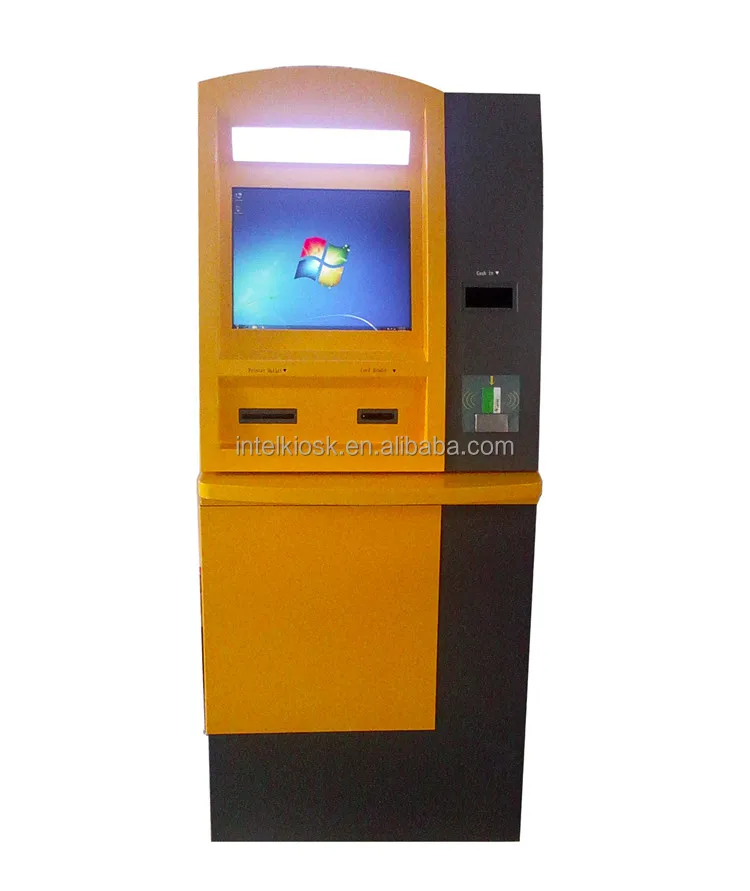 15 дюймов, 17 дюймов, 19 дюймов, 22 дюйма платежный терминал самообслуживания сенсорный экран киоска, киоск распределителя карты