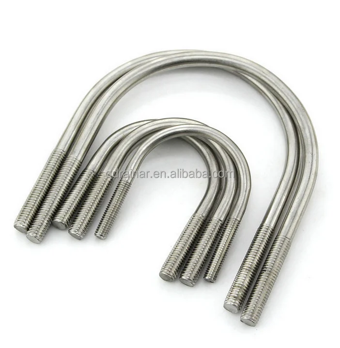 ss316 ss304 u bolt stainless steel pipe clamp bolt