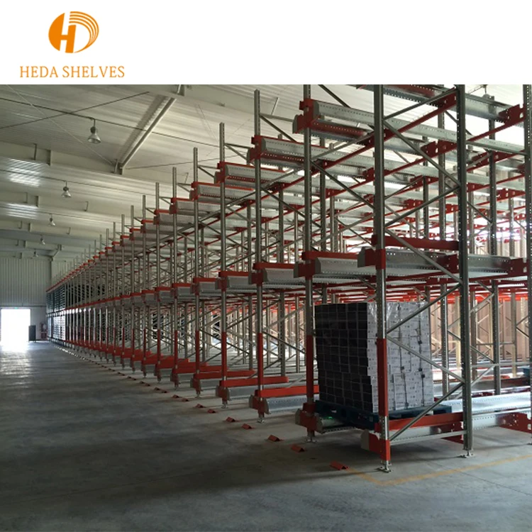 HEDA OEM Automatic Warehouse Racking System Hightech Radio Shuttle Pallet Rack Radio Shuttle Racking