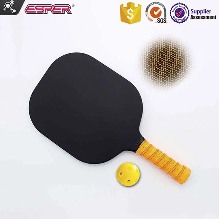 
Edgeless and 6.3oz the lightest Japanese graphite fiber with Nomex honeycomb Factory Price OEM/ODM Customized Pickleball Paddle 