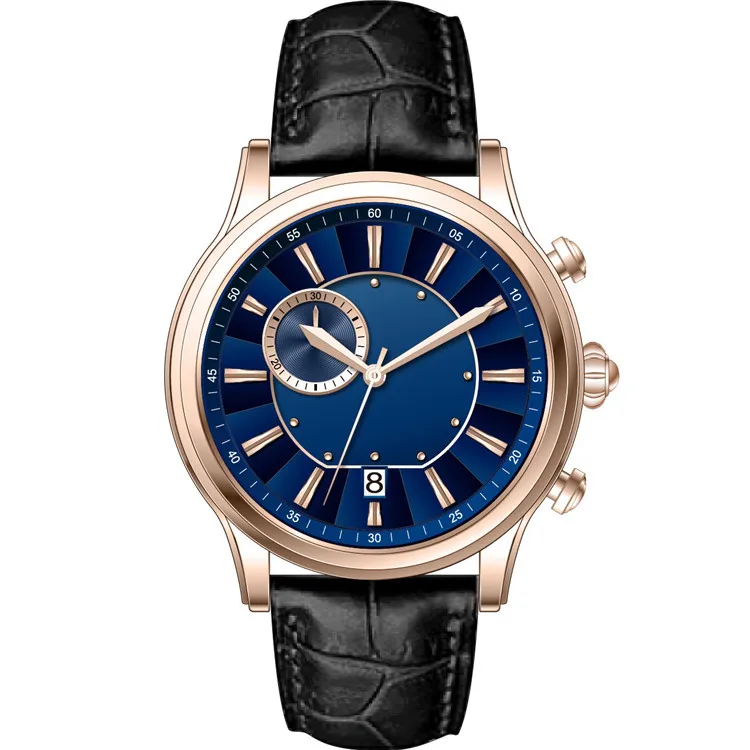 
Wholesale Best Price Leather Strap Wrist Watch For Valentine Gift Men 