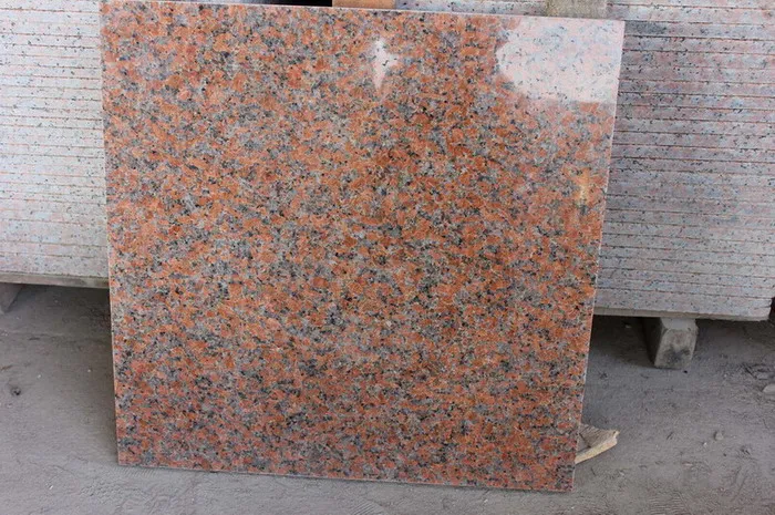 Ukraine flamed polished paving cheap natural red stone granite tile