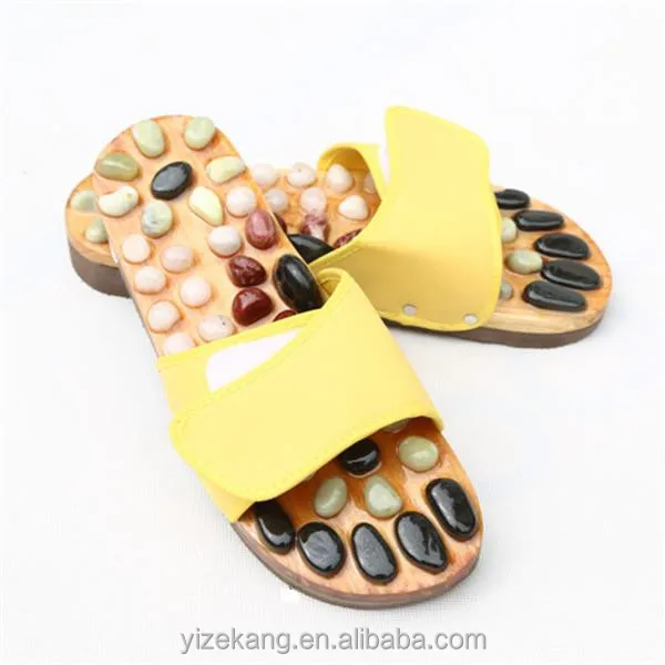 
Foot Massage Health Shoes Natural Pebble Massager Slipper For Men And Women 