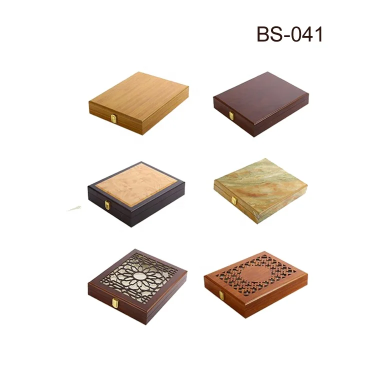 Business Gift Usage Low Price Wood  Plaque  Box