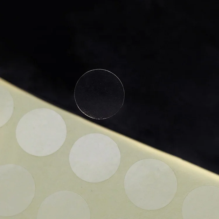 Custom vinyl transparent seal circle label  for packing by sticker printer Product packaging label sticker