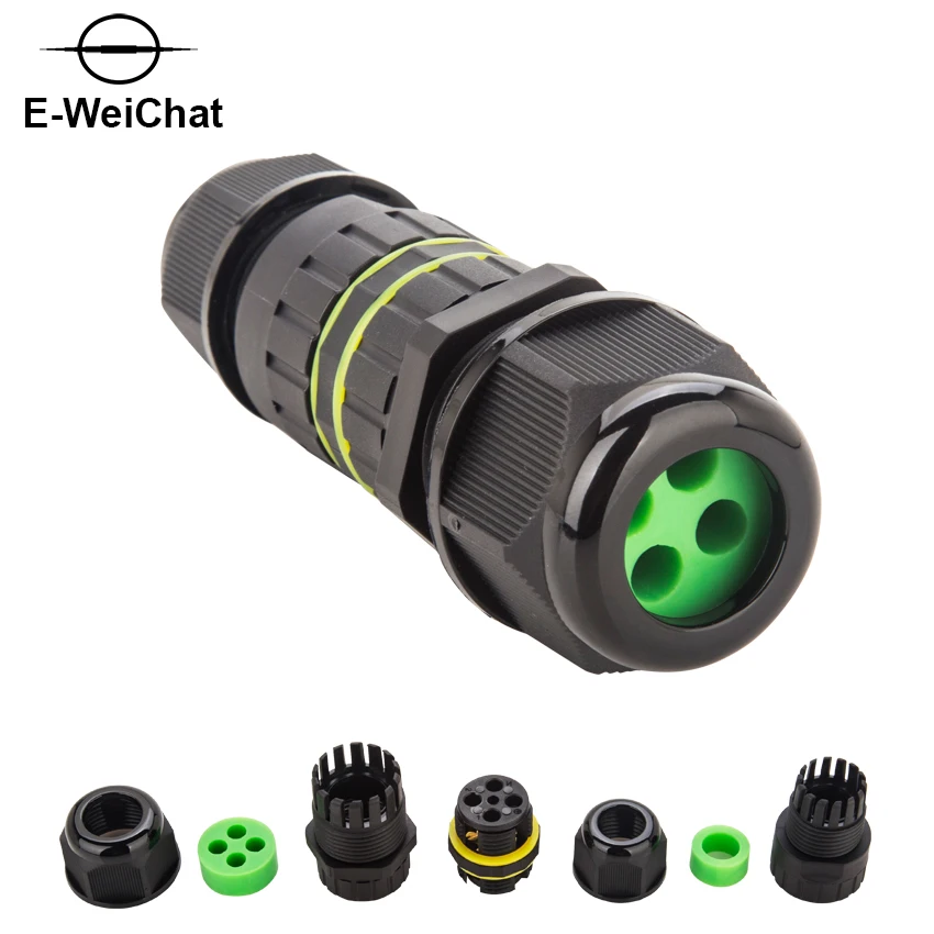 Power Lighting Electrical Wire Connection Power Cable Circular Ip68 Rj45 Waterproof Connector