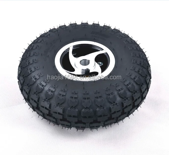 Source factory products 4.10/3.50-4 Aluminum rim pneumatic wheel