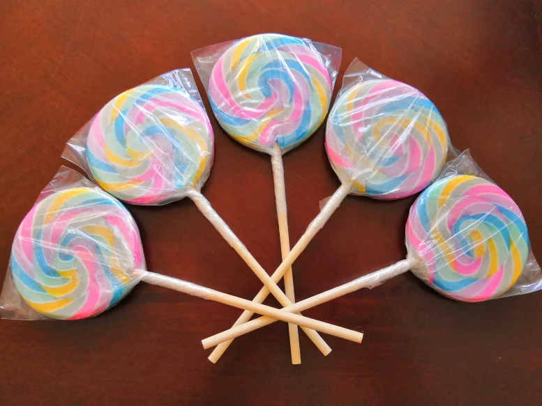 85g round shape lollipop