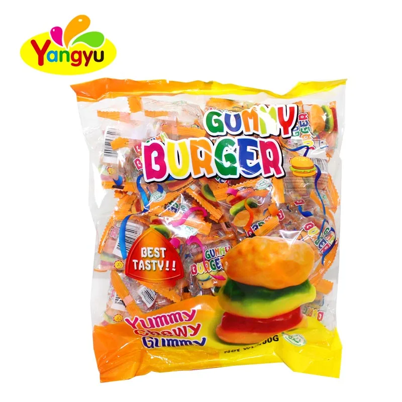 Gummy Burger soft candy rubber candy chewing candy