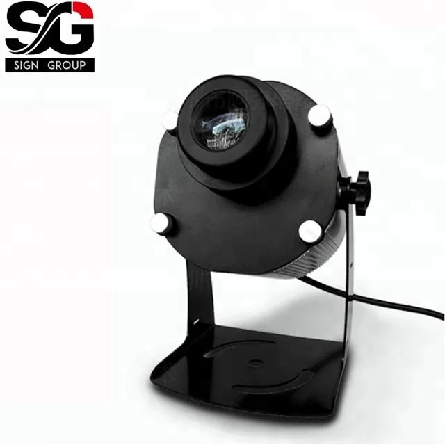 Guangzhou factory wholesale 30w led gobo projector lens light 12v for advertising