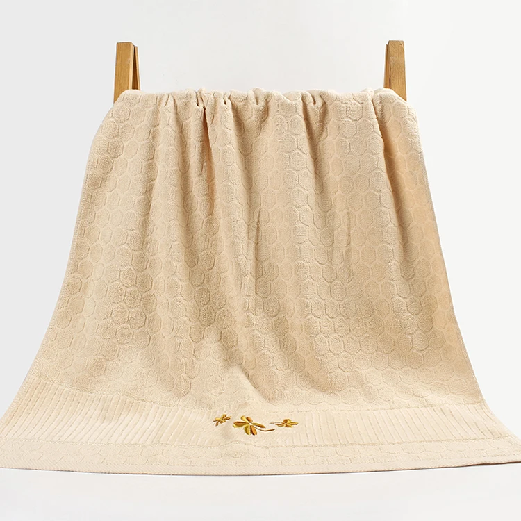 
Cheap plain solid color 100% cotton beach towel thick bath towel 