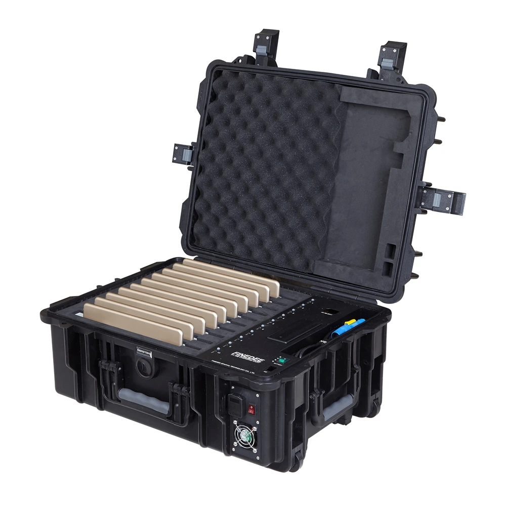 
F1-10B Emergency Tablet Charging Cart With Battery 