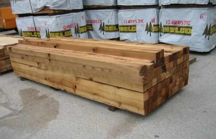2018 New Cedar fence post sawn timber wood beam