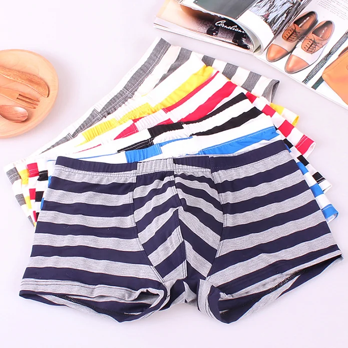 China wholesale sport breathable design cotton boxer shorts elastic sexy man underwear