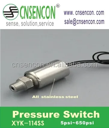 CNSENCON XYK-117 TEHF125PSRA 125psi bend terminal Pressure switch