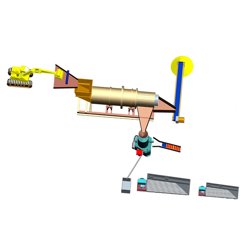 Turnkey Solution Rock and Alluvial Gold Extraction Equipment