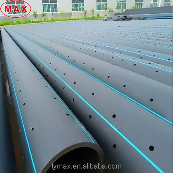 Plastic Large Diameter PE100 HDPE Perforated Drainage Pipe