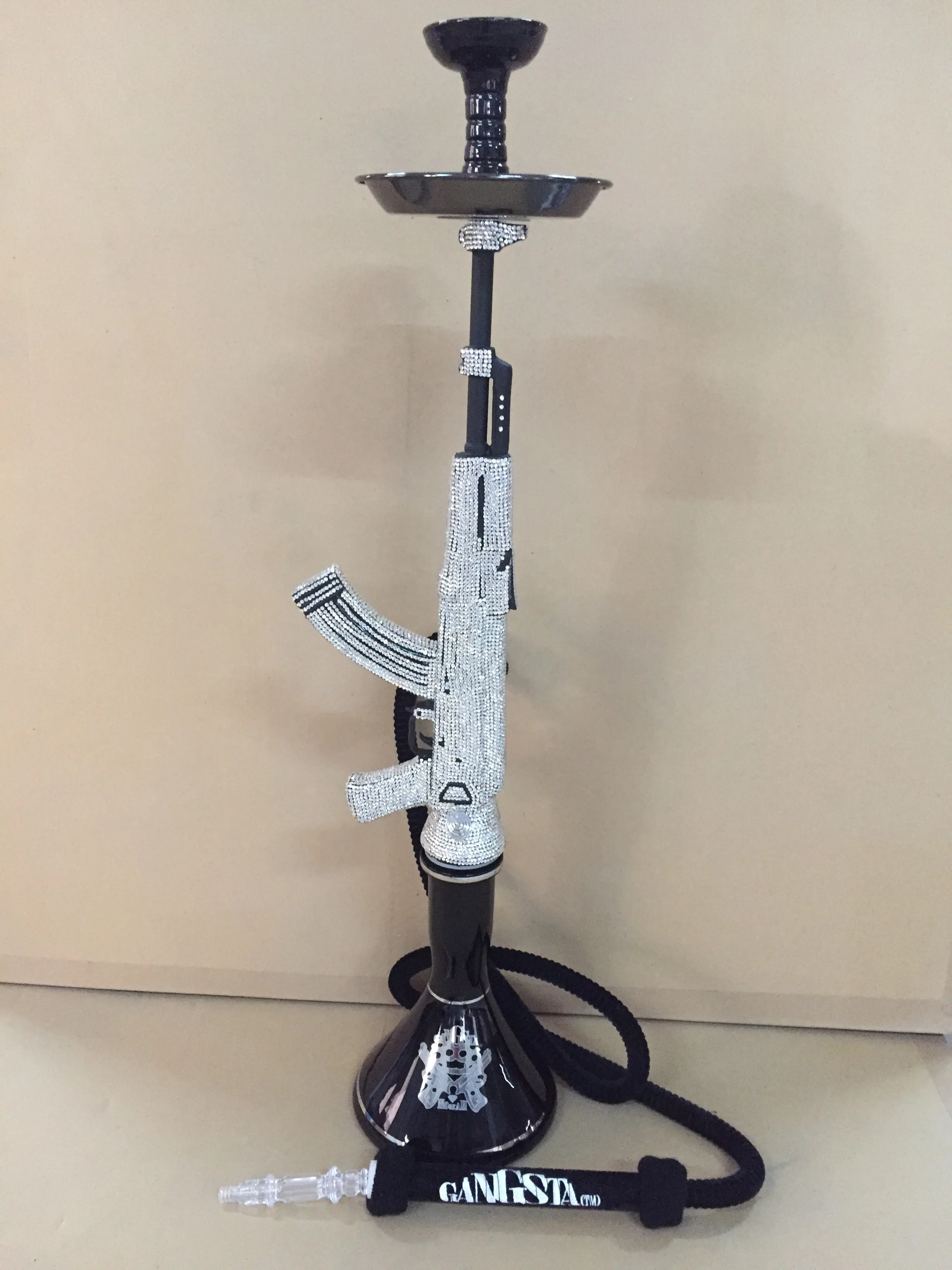 Handmade Diamond AK47 hookah shisha by Original design Gangasta hookah shooter gun hookah
