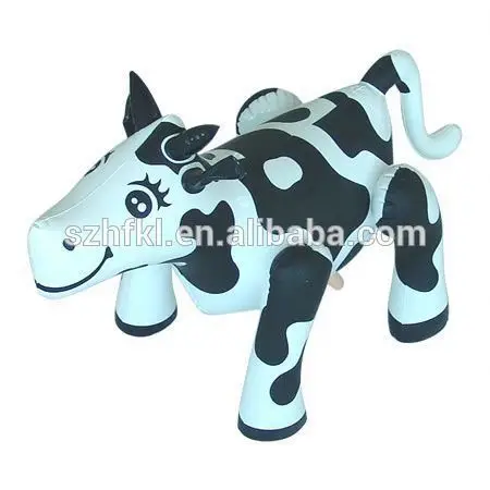high quality inflatable black and white milking cows for sale